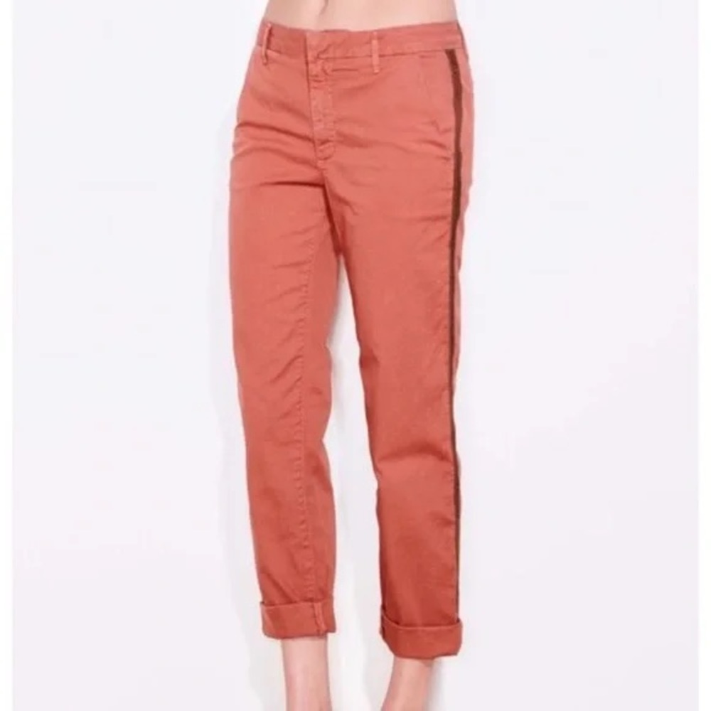 Sundry roll up pants with black velvety trim on sides- size 31 - NWT
